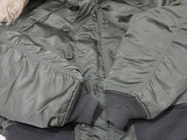 画像10: 70s US AIR FORCE USAF N-2B FLIGHT JACKET (10)