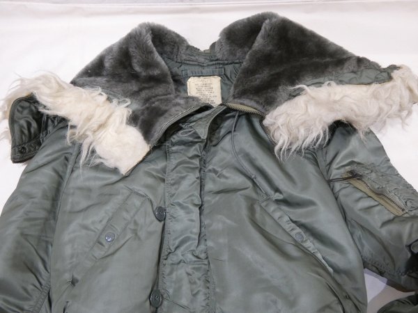 画像6: 70s US AIR FORCE USAF N-2B FLIGHT JACKET (6)