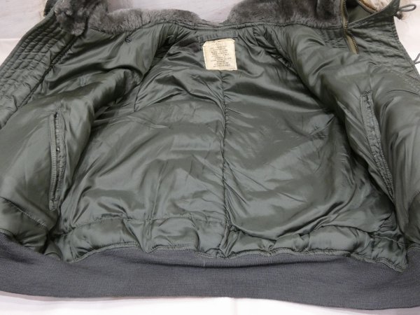 画像15: 70s US AIR FORCE USAF N-2B FLIGHT JACKET (15)