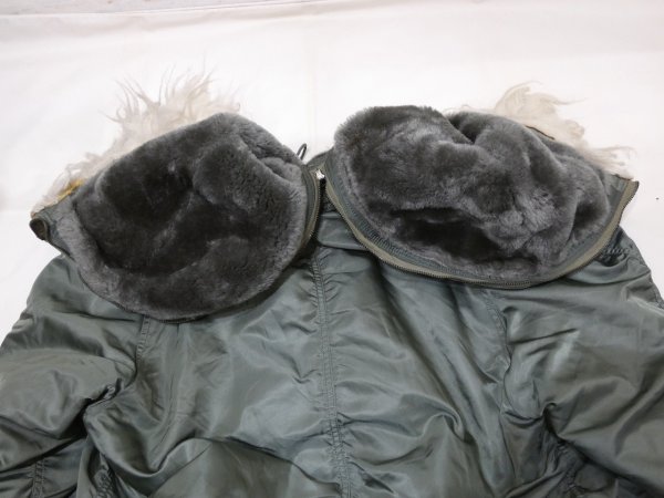 画像17: 70s US AIR FORCE USAF N-2B FLIGHT JACKET (17)