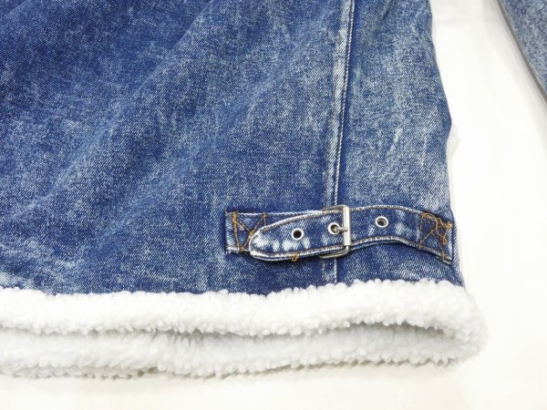 画像11: 80s EXPRESSIONS B-3 TYPE DENIM BOA JACKET (11)
