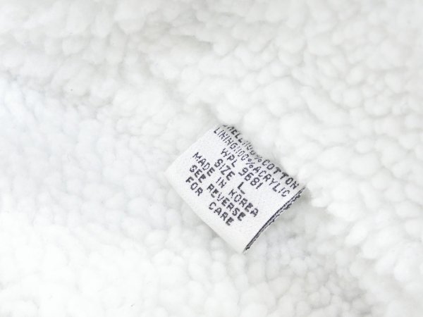 画像9: 80s EXPRESSIONS B-3 TYPE DENIM BOA JACKET (9)