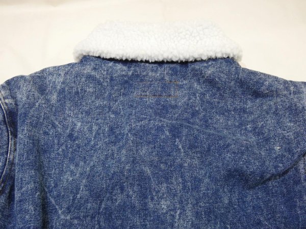 画像10: 80s EXPRESSIONS B-3 TYPE DENIM BOA JACKET (10)