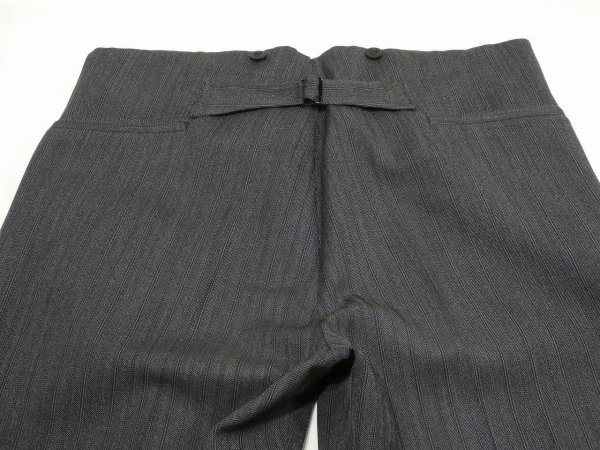 画像11: EARLY 20TH CENTURY 09s 1909s JOHN J HANTZ STRIPE WOOL SLACKS TROUSERS (11)