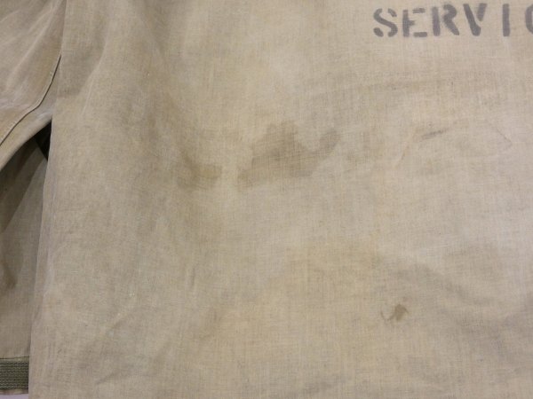 画像11: 40s WW2 US ARMY WET WEATHER PARKA with STENCIL (11)