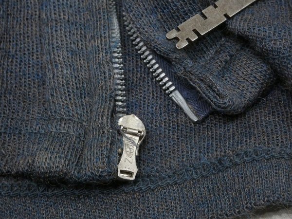 画像6: 40s 50s UNKNOWN FULL ZIP WORK SPORTS CARDIGAN (6)