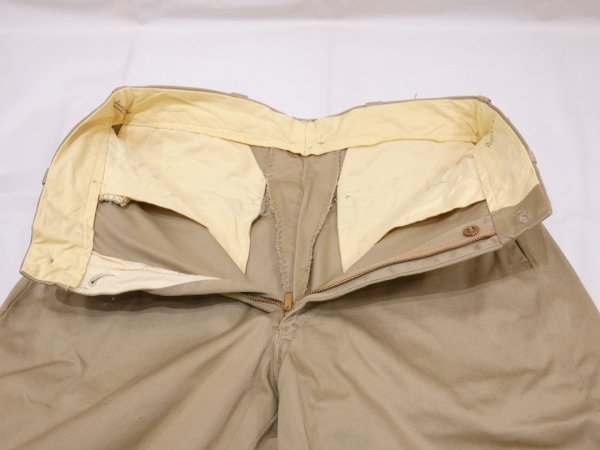 画像7: 50s Lee CHETOPA TWILL WORK TROUSERS PANTS DEAD STOCK（ONE WASH) (7)