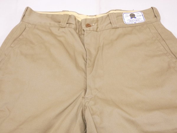 画像4: 50s Lee CHETOPA TWILL WORK TROUSERS PANTS DEAD STOCK（ONE WASH) (4)
