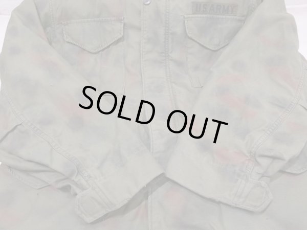 画像10: 70s US ARMY M-65 FIELD JACKET 2nd TYPE with HAND PAINTED CAMO (10)