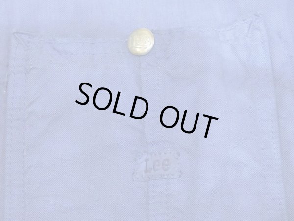 画像7: 50s Lee 44J 1954 PRINCETON BEER JACKET COVERALL OVER DYED (7)