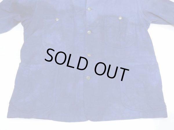 画像6: 50s Lee 44J 1954 PRINCETON BEER JACKET COVERALL OVER DYED (6)