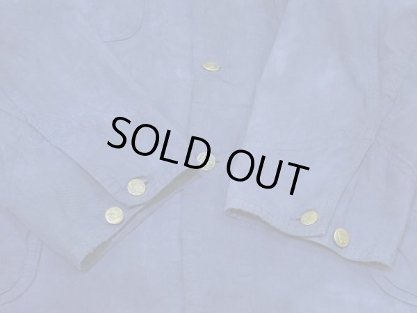 画像10: 50s Lee 44J 1954 PRINCETON BEER JACKET COVERALL OVER DYED (10)