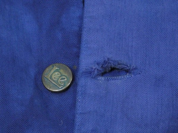 画像9: 50s Lee 44J 1954 PRINCETON BEER JACKET COVERALL OVER DYED (9)