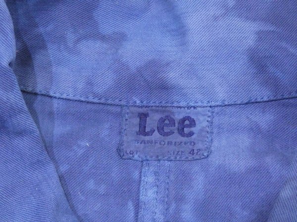 画像3: 50s Lee 44J 1954 PRINCETON BEER JACKET COVERALL OVER DYED (3)