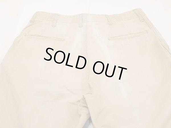 画像11: 50s US ARMY M-45 COTTON KHAKI CHINO TROUSERS PANTS TWO TONE (11)