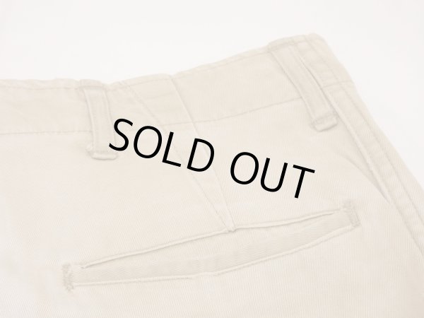 画像12: 50s US ARMY M-45 COTTON KHAKI CHINO TROUSERS PANTS TWO TONE (12)