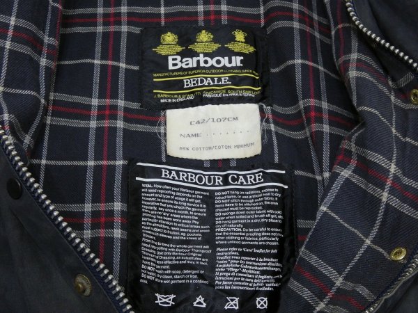 画像5: 90s Barbour BEDALE (5)