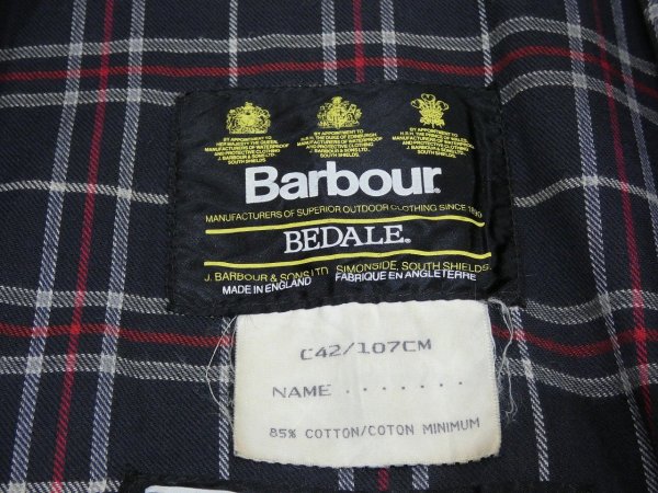 画像6: 90s Barbour BEDALE (6)