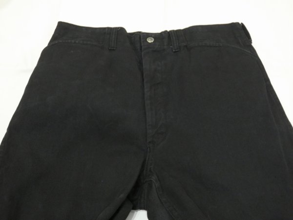 画像4: 60s 〜 Lee FRISKO JEENS BLACK WORK PANTS  (4)