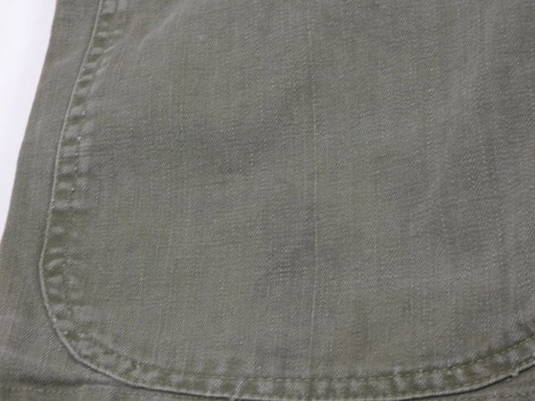 画像10: 40s US NAVY USN N-3 HBT UTILITY JACKET COVERALL (10)