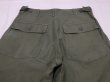 画像12: 60s '62 US ARMY OG-107 COTTON SATEEN UTILITY TROUSERS BAKER PANTS 1st LATE TYPE (12)