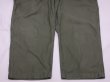 画像10: 60s '62 US ARMY OG-107 COTTON SATEEN UTILITY TROUSERS BAKER PANTS 1st LATE TYPE (10)