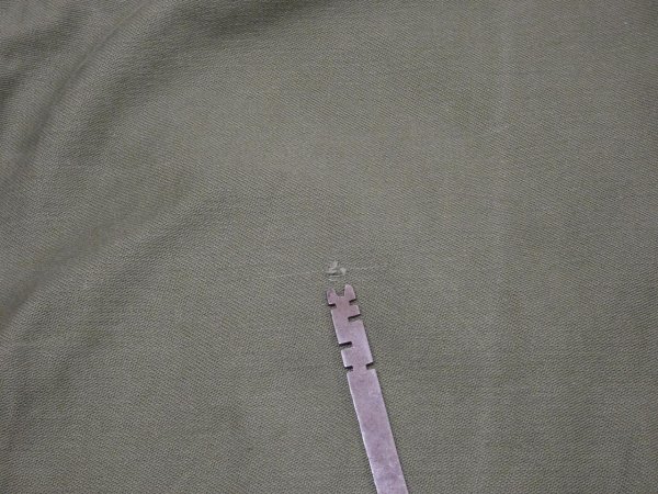 画像11: 60s '62 US ARMY OG-107 COTTON SATEEN UTILITY TROUSERS BAKER PANTS 1st LATE TYPE (11)