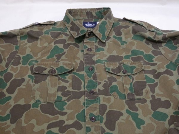 画像5: 80s Woolrich DUCK HUTER CAMO SAFARI SHIRT (5)
