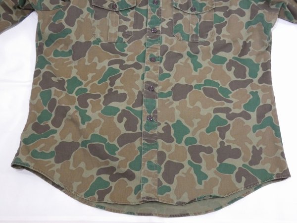 画像6: 80s Woolrich DUCK HUTER CAMO SAFARI SHIRT (6)