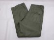 画像3: 60s '64 US ARMY OG-107 COTTON SATEEN UTILITY BAKER PANTS TWO TONE (3)