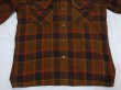 画像6: 70s Pendleton BROWN PLAID BOARD SHIRT (6)