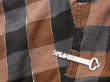 画像11: 50s Lanier by Oxford BLOCK CHECK AND WOVEN BORDER LOOP COLLAR BOX SHIRT (11)
