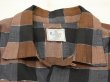 画像4: 50s Lanier by Oxford BLOCK CHECK AND WOVEN BORDER LOOP COLLAR BOX SHIRT (4)