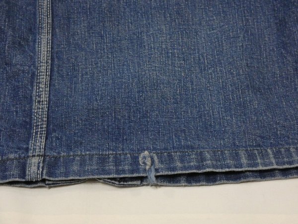 画像17: 50s Lee 91-J DENIM CHORE JACKET COVERALL  (17)