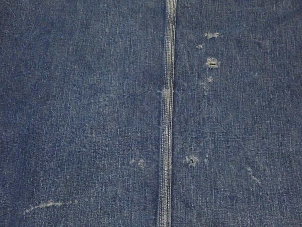 画像16: 50s Lee 91-J DENIM CHORE JACKET COVERALL  (16)