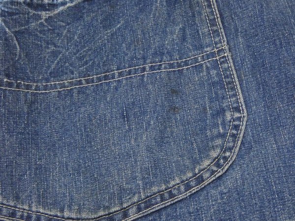 画像12: 50s Lee 91-J DENIM CHORE JACKET COVERALL  (12)
