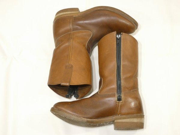 画像6: 90s RED WING 1155 PECOS BOOTS ZIPPER CUSTOM (6)