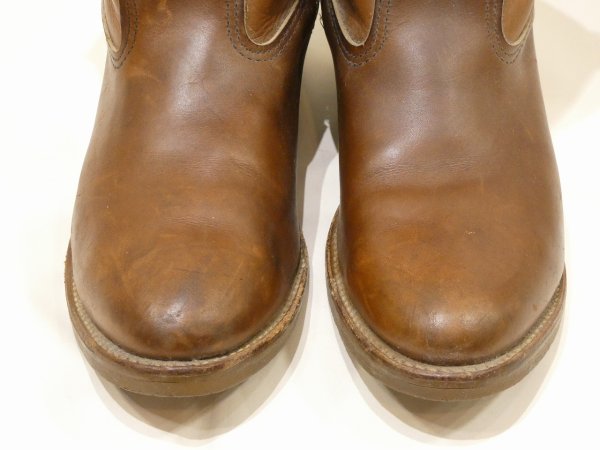 画像7: 90s RED WING 1155 PECOS BOOTS ZIPPER CUSTOM (7)