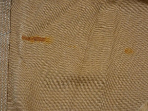 画像11: 80s Carhartt DOUBLE KNEE BROWN DUCK OVERALL DEAD STOCK ONE WASH MADE IN USA (11)