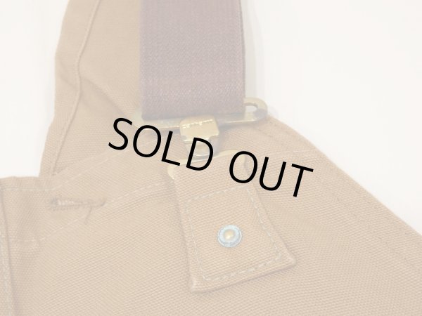 画像5: 80s Carhartt DOUBLE KNEE BROWN DUCK OVERALL DEAD STOCK ONE WASH MADE IN USA (5)