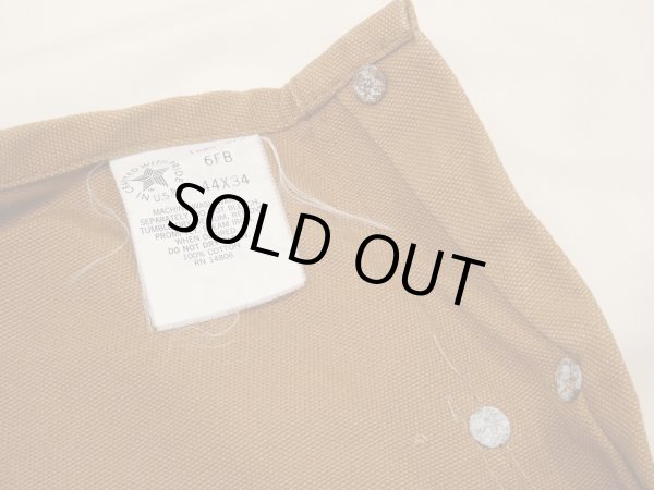 画像7: 80s Carhartt DOUBLE KNEE BROWN DUCK OVERALL DEAD STOCK ONE WASH MADE IN USA (7)