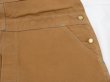 画像6: 80s Carhartt DOUBLE KNEE BROWN DUCK OVERALL DEAD STOCK ONE WASH MADE IN USA (6)