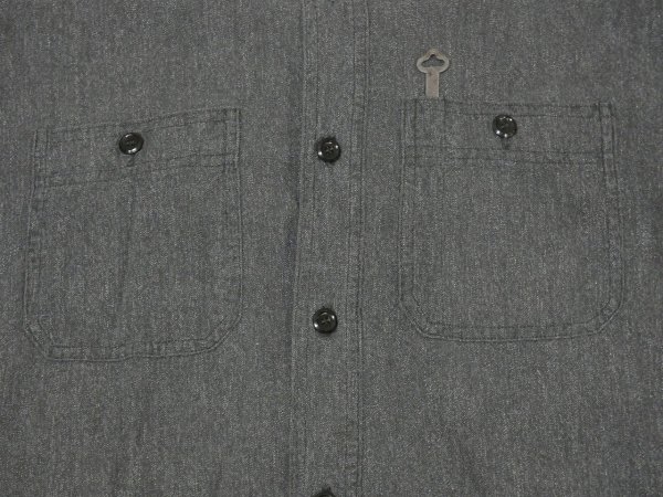 画像5: 50s King Kole SALT&PAPER BLACK CHAMBRAY SHIRT (2) (5)