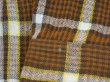 画像10: 70s JC PENNEY BROWN PLAID BOARD SHIRT STYLE WOOL BOX SHIRT (10)