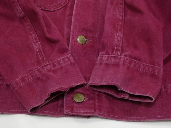画像10: 70s Lee MOLESKIN TRUCKER JACKET (10)