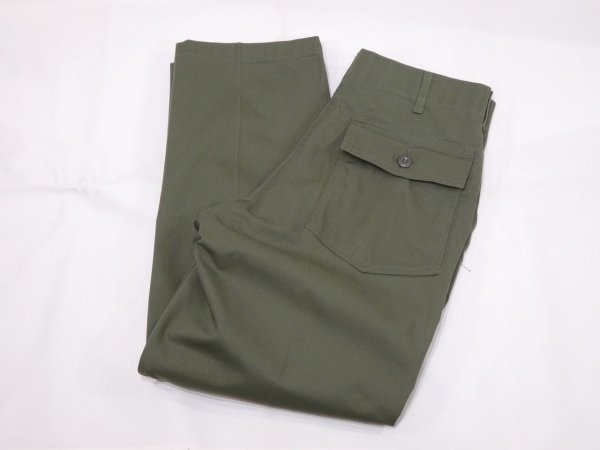 画像3: 80s US ARMY  OG 507 UTILITY TROUSERS BAKER PANTS (3)