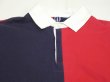 画像4: 80s 90s GAP PANEL SWITCH CRAZY PATTERN RUGGER RUGBY SHIRT (4)