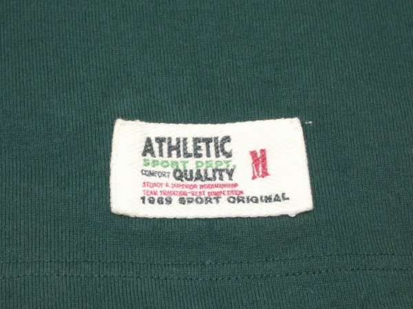 画像7: 80s 90s GAP PANEL SWITCH CRAZY PATTERN RUGGER RUGBY SHIRT (7)