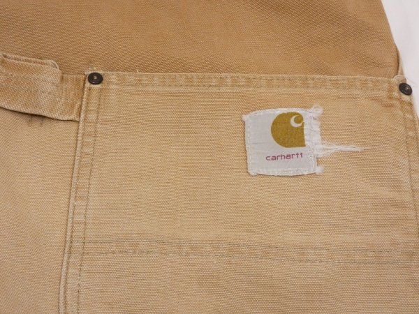 画像10: 70s Carhartt DOUBLE KNEE BROWN DUCK OVERALL  (10)