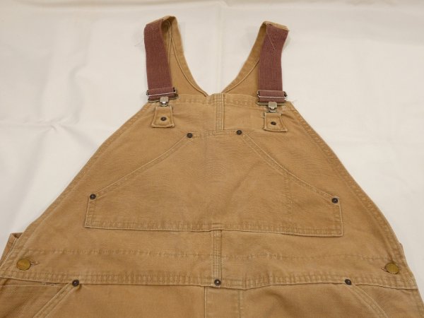 画像3: 70s Carhartt DOUBLE KNEE BROWN DUCK OVERALL  (3)